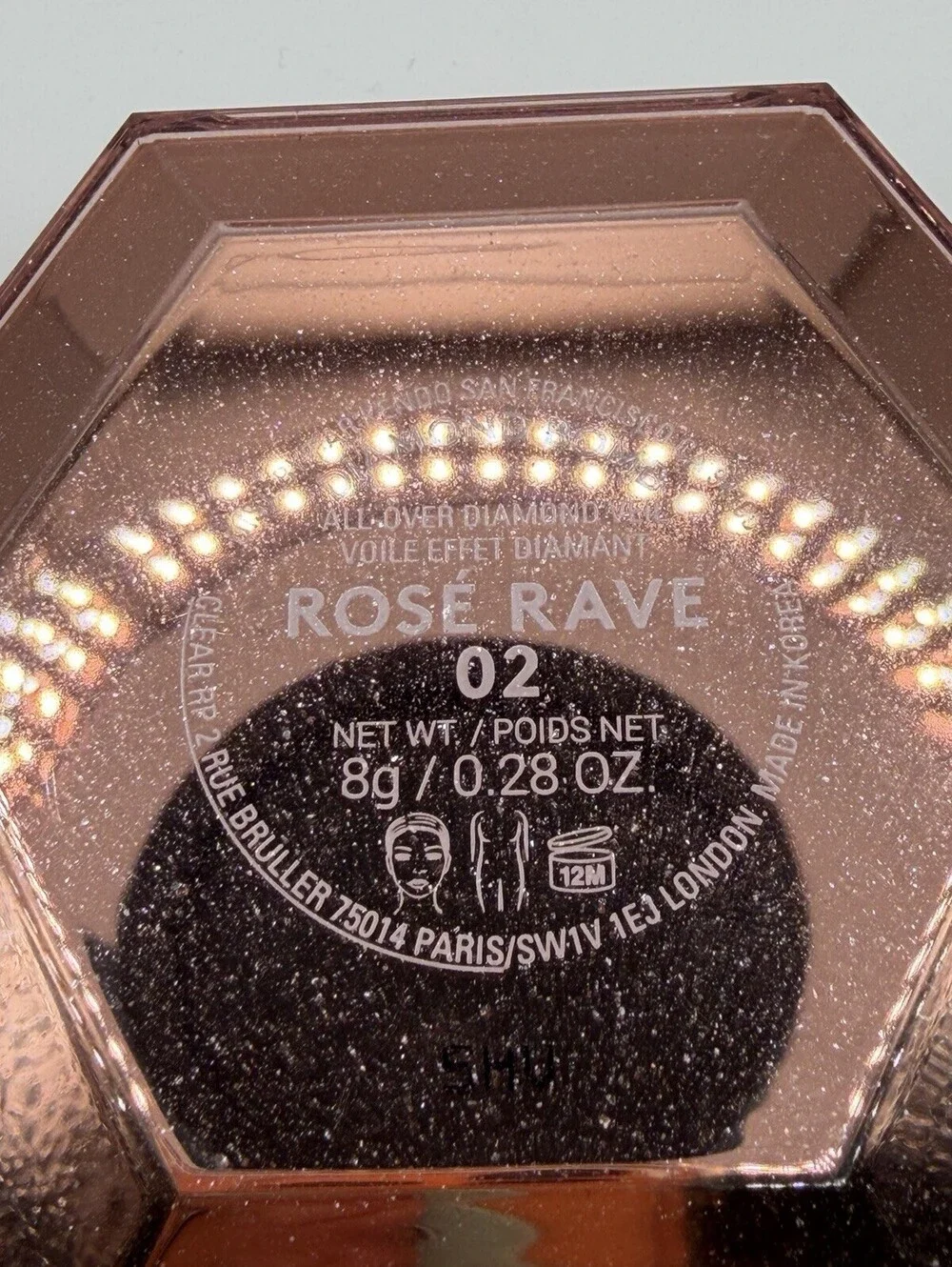 FENTY BEAUTY Diamond Bomb Rosé Rave 02 Highlighter 8g Full Size New Box